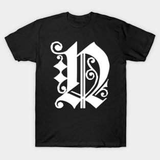 Silver Letter N T-Shirt